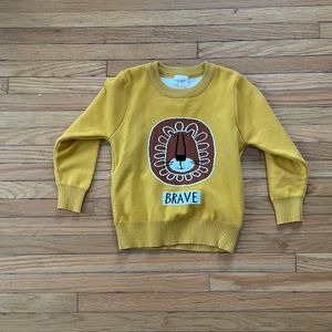 Brave Lion Sweater (Size 100 (3T))